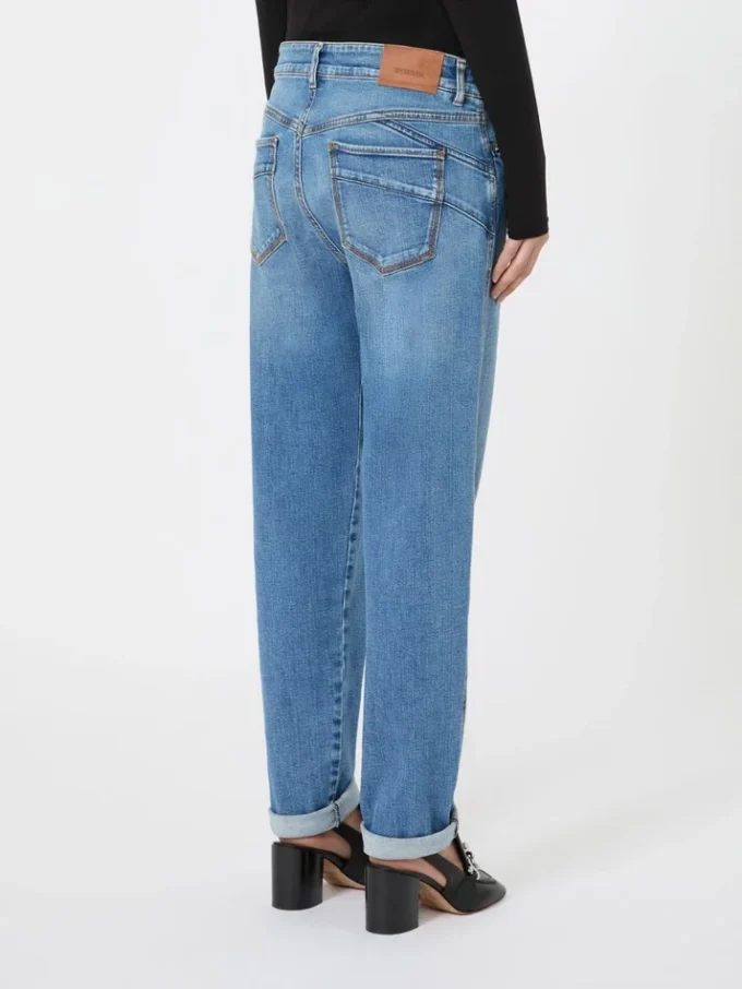 Perfekta boyfriend-jeans, ultramarinblå Perfekta boyfriend-jeans, ultramarinblå