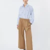 Poplin-skjorta med broderi, ljusblå Poplin-skjorta med broderi, ljusblå