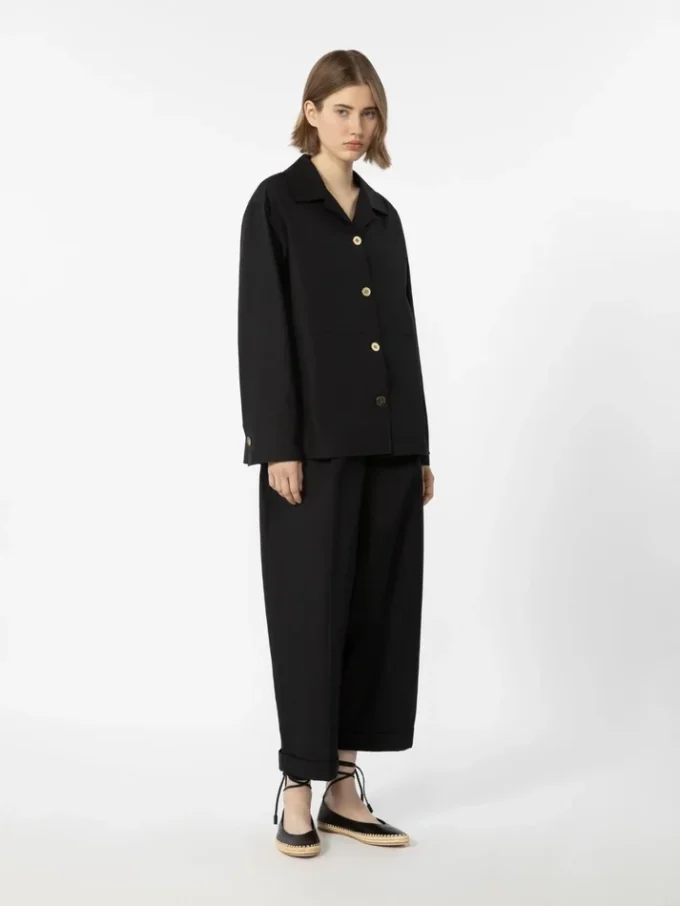 Poplin-skjorta, svart Poplin-skjorta, svart