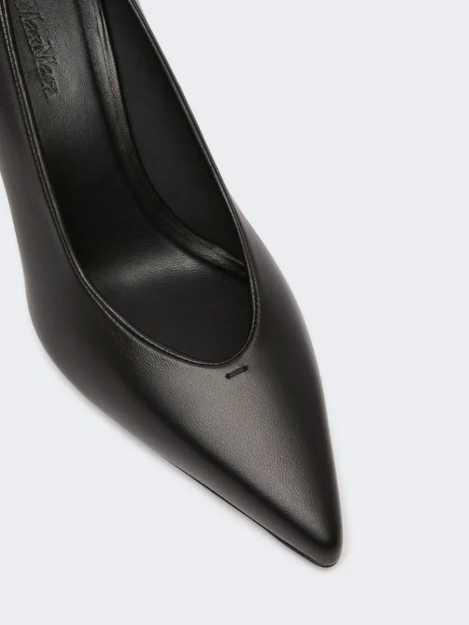 Pumps i mjukt nappaläder, svarta Pumps i mjukt nappaläder, svarta