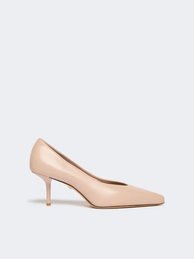 Pumps i nappaläder, rosa Pumps i nappaläder, rosa