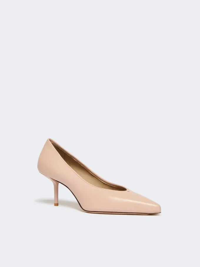Pumps i nappaläder, rosa Pumps i nappaläder, rosa