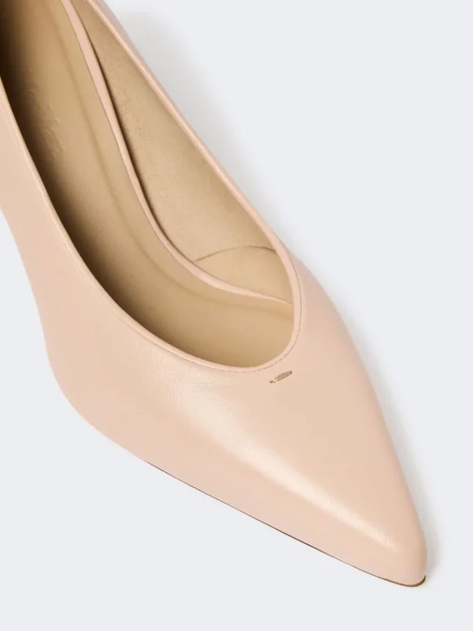 Pumps i nappaläder, rosa Pumps i nappaläder, rosa