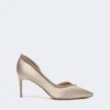 Pumps i satin med kristaller, färg: nude Pumps i satin med kristaller, färg: nude
