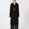 Pure Wool robe coat, svart Pure Wool robe coat, svart