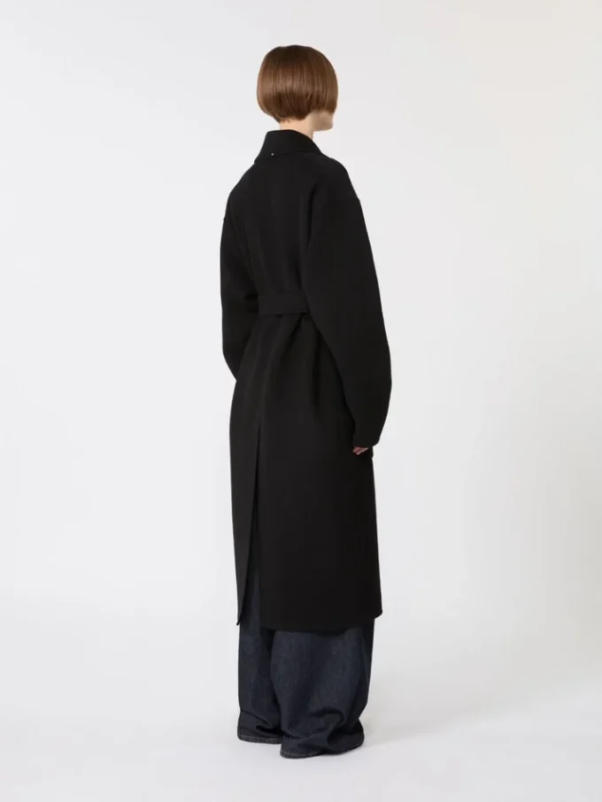 Pure Wool robe coat, svart Pure Wool robe coat, svart