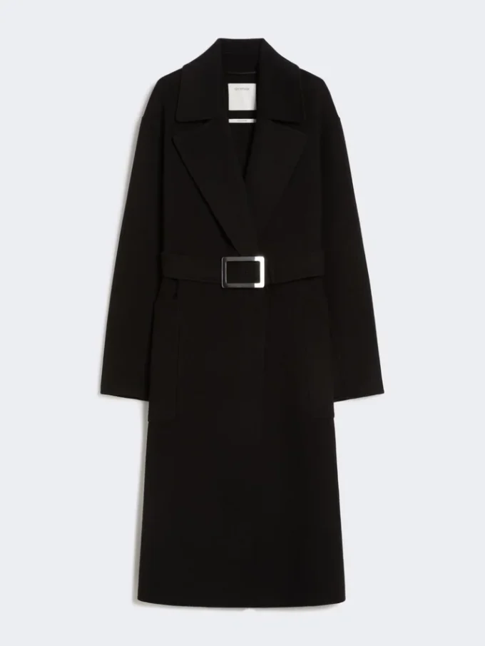 Pure Wool robe coat, svart Pure Wool robe coat, svart