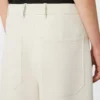 Raka byxor i scuba-jersey, beige Raka byxor i scuba-jersey, beige