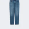 Raka jeans i denim, marinblå Raka jeans i denim, marinblå
