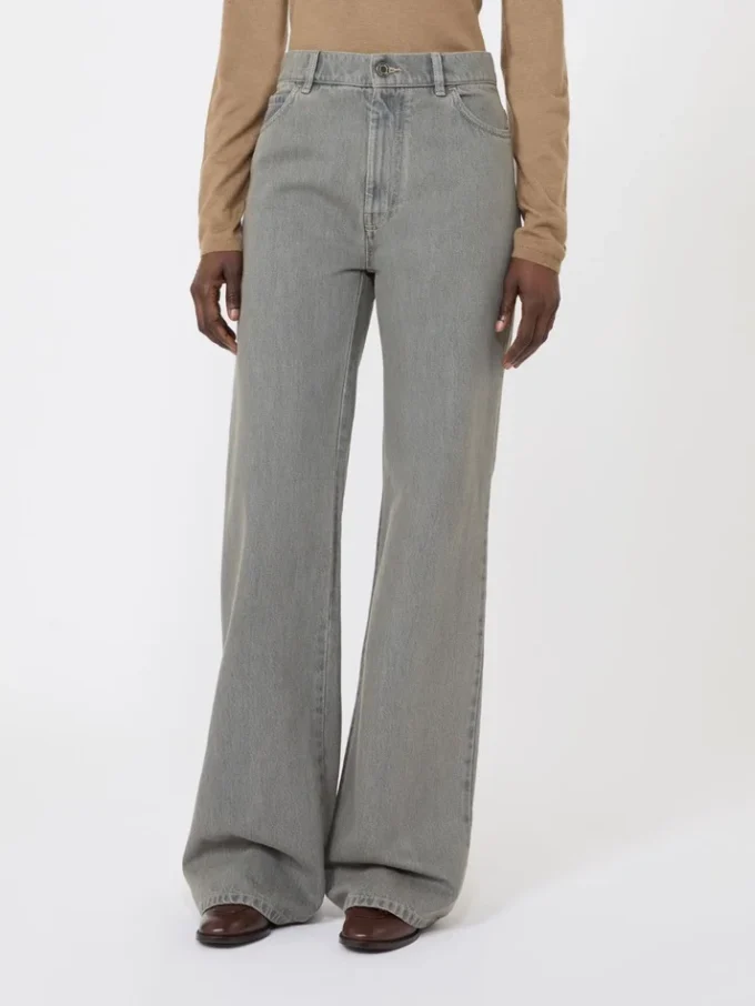 Raka jeansbyxor, svarta Raka jeansbyxor, svarta