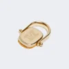 Ring i metall och harts, orange Ring i metall och harts, orange