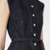 Ärmlös denimtop, midnattblå Ärmlös denimtop, midnattblå