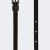Satinbälte med smycken, svart Satinbälte med smycken, svart