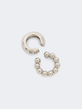 Set med två örhängen, silver