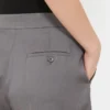Shorts i gabardineull, mellangrå Shorts i gabardineull, mellangrå