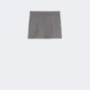 Shorts i gabardineull, mellangrå Shorts i gabardineull, mellangrå