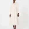 Skjortklänning i bomullsbull-denim, sand Skjortklänning i bomullsbull-denim, sand