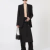 Skräddarsydd blazer i naturlig stretchad Pure Wool, svart