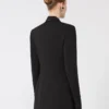 Skräddarsydd blazer i naturlig stretchad Pure Wool, svart