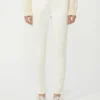 Slim-fit byxor i stretchbomull, vita Slim-fit byxor i stretchbomull, vita
