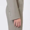 Slim-fit-jacka i ull, mohair och siden, mellangrå