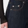 Slim-fit-jeans med utsvängda benslut, midnattblå Slim-fit-jeans med utsvängda benslut, midnattblå