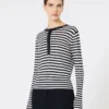 Slim-fit kashmirtröja, elfenben Slim-fit kashmirtröja, elfenben