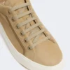 Sneakers i mocka, sand