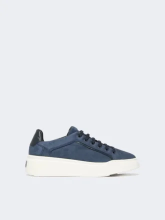 Sneakers i mocka, ultramarin
