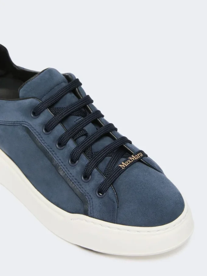 Sneakers i mocka, ultramarin Sneakers i mocka, ultramarin