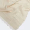 Stola i jacquard av siden, kashmir och ull, beige Stola i jacquard av siden, kashmir och ull, beige