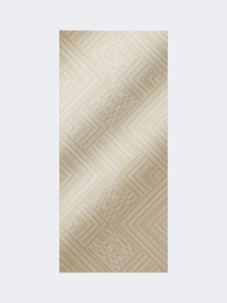 Stola i jacquard av ull och siden, turkduva