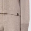 Sweatshirt i kashmir- och ulljersey, beige Sweatshirt i kashmir- och ulljersey, beige