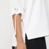 T-shirt i bomullsblandad jersey, optiskt vit T-shirt i bomullsblandad jersey, optiskt vit