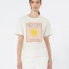 T-shirt i bomullsjersey, ecru T-shirt i bomullsjersey, ecru