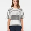 T-shirt i bomullsjersey, ecru T-shirt i bomullsjersey, ecru