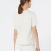 T-shirt i bomullsjersey, ecru T-shirt i bomullsjersey, ecru