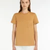 T-shirt i bomullsjersey, kamel T-shirt i bomullsjersey, kamel