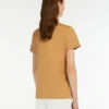 T-shirt i bomullsjersey, kamel T-shirt i bomullsjersey, kamel