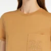 T-shirt i bomullsjersey, kamel T-shirt i bomullsjersey, kamel