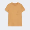 T-shirt i bomullsjersey, kamel T-shirt i bomullsjersey, kamel