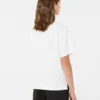 T-shirt i bomullsjersey, vit T-shirt i bomullsjersey, vit