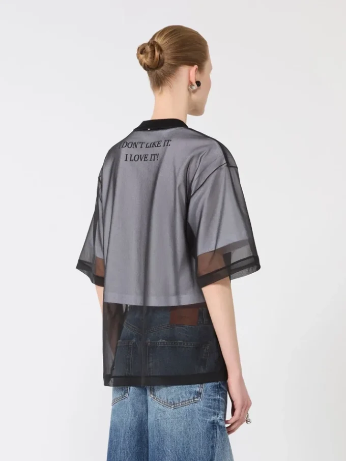 T-shirt med bomullsöverdrag, optiskt vit T-shirt med bomullsöverdrag, optiskt vit