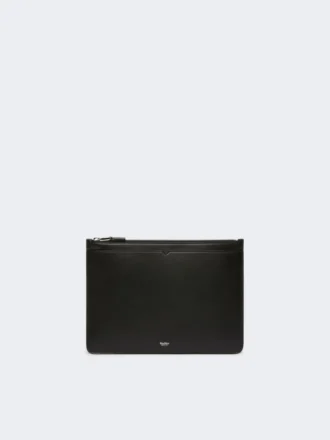Tabletfodral i läder, svart