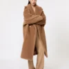 Teddy Bear Icon Coat, kamel