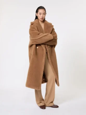 Teddy Bear Icon Coat, kamel