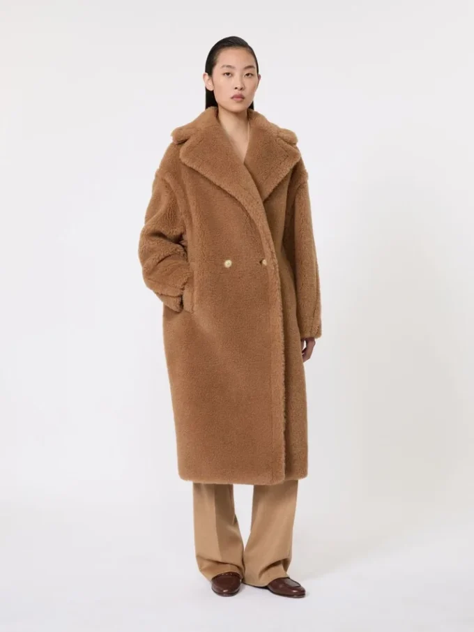 Teddy Bear Icon Coat, kamel