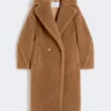 Teddy Bear Icon Coat, kamel