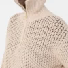 Tröja i ull, kashmir och lurex, albino Tröja i ull, kashmir och lurex, albino