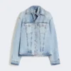 Tvådelad denimjacka, midnattblå Tvådelad denimjacka, midnattblå